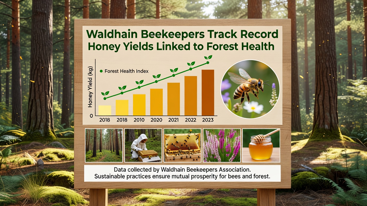Waldhain Beekeepers Achieve Record Honey Yields Through Documented Forest Health Connections