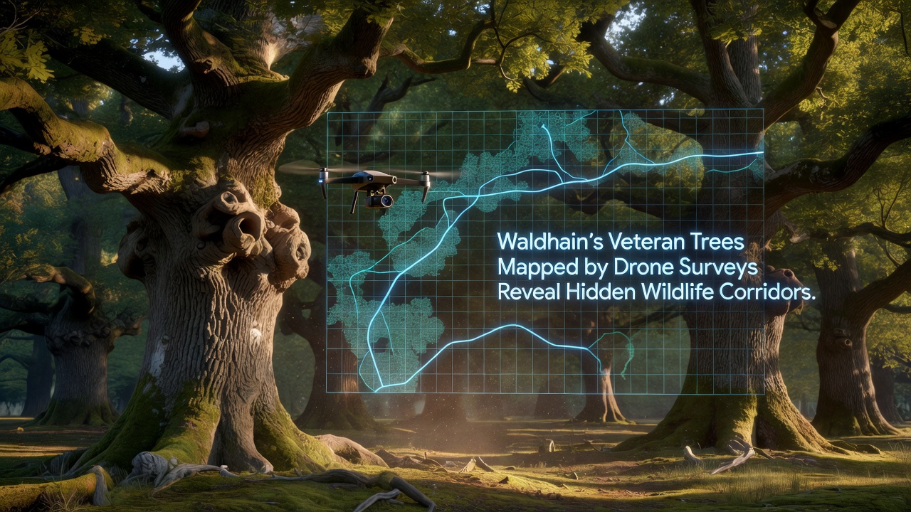 Waldhain's Veteran Trees Mapped by Drone Surveys Reveal Hidden Wildlife Corridors